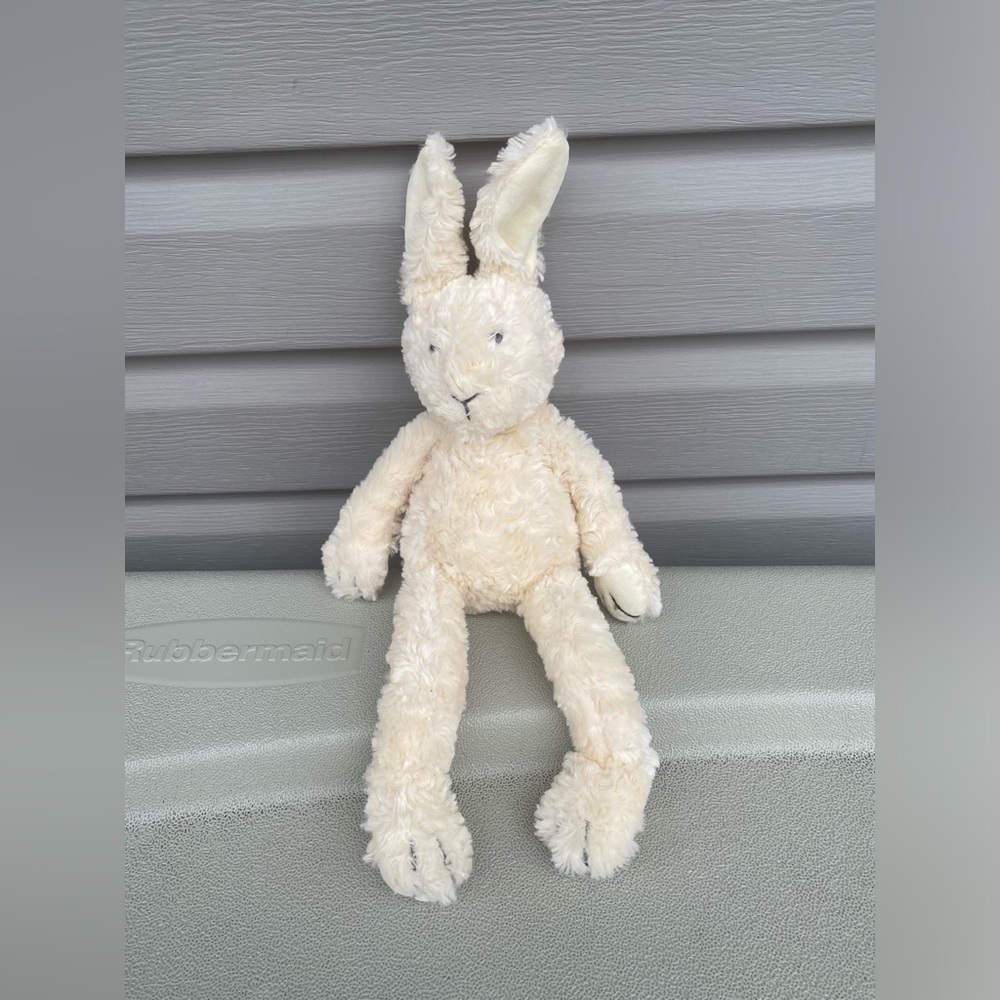 JellyCat Approx 15” Slackajack Cream Bunny Rabbit Stuffed Animal Plush